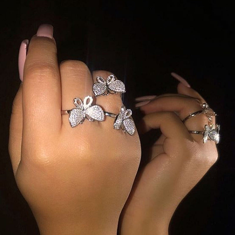 Colorful Butterfly Ring