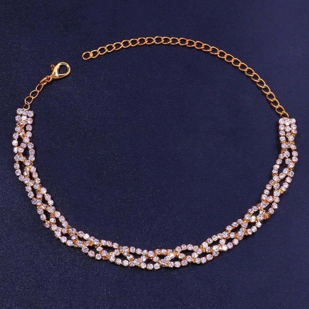 Rhinestone Anklet