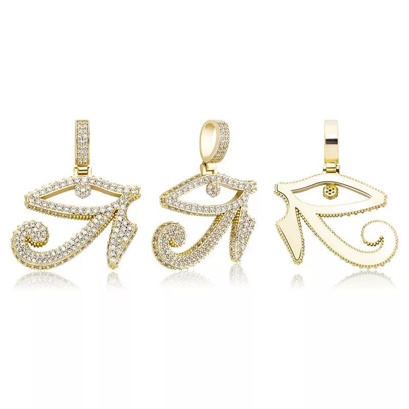 Eye of Horus CZ Pendant Necklace