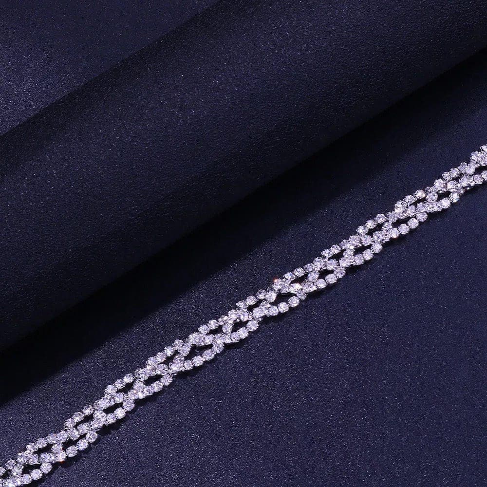 Rhinestone Anklet